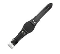BGFFDSZ Cinturino for orologio in vera pelle compatibile con Fossil CH2564 CH2565 CH2891CH3051 cinturino da polso da 22 mm nero marrone cinturino for orologio con stile rivetto(Black(PW)-Steel-K8)