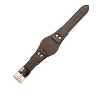 BGFFDSZ Cinturino for orologio in vera pelle compatibile con Fossil CH2564 CH2565 CH2891CH3051 cinturino da polso da 22 mm nero marrone cinturino for orologio con stile rivetto(Brown(PW)-Rose-K8)