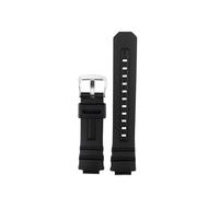 BGFFDSZ Cinturino in gomma compatibile con Casio G-SHOCK serie 4778AW-591/590/5230AWG-M100/101, cinturino in silicone(Black silver clasp)