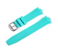 BGFFDSZ Cinturino in gomma Fluoro da 9 mm compatibile con Citizen NJ0150 NJ0151 ME Color Series FKM con estremità convessa e sgancio rapido for orologio da polso(FKM-Light Blue)
