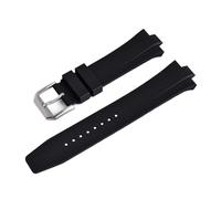 BGFFDSZ Cinturino in gomma Fluoro da 9 mm compatibile con Citizen NJ0150 NJ0151 ME Color Series FKM con estremità convessa e sgancio rapido for orologio da polso(FKM-Black)