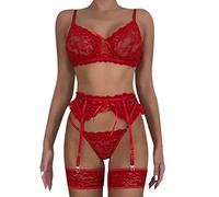 BGFIPAJG Completini Sexydonna Hot con Reggicalze Intimo Sexydonna Hot Curvy XXXL Perizoma Donna Sexyshop A Paletta Lingerie Sexydonna Hot Abito Body Rete Donna Manica Lunga