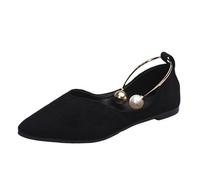 BGFIPAJG Scarpe Da Lavoro Leggere E Comode Donna Scarpe Sportive Donna Estive Scarpe Donna Senza Lacci Comode Scarpe Ballerina Donna Eleganti Sneaker Donna Nere Pelle