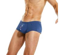 BGFIPAJG Slip Uomo Taglie Forti Boxer Uomo Tela di Cotone Bianco Set Mutande Uomo Boxer Cotone Mutande Contenitive Uomo per Ernia Slip Brasiliana Cotone Taglio Laser