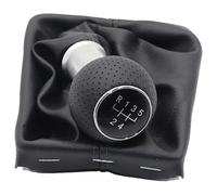 BGHGCVAOK Per A3 S3 8P Per S-line Per Sportback Accessori Decorativi Pomello Del Cambio In Pelle Cromata Cuffia Leva Copri Leva Pomello Cambio(5 speed set)