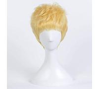 BGHJUE N Wig Cosplay Synthetic Wigs Blend 50% Human Hair Left Side Parting Natural Headline Glueless Wig For Women