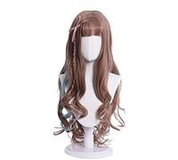 BGHJUE Wig 2019 New Long Braid Curly Women Cosplay Wigs 66cmLightbrown