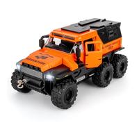 BGHSCA 1/32 Conqueror Modellino di auto blindata giocattolo in pressofusione con suono e luce, auto giocattolo ritirata per adulti, bambini, ragazzi, ragazze, regalo di compleanno, arancione