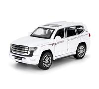 BGHSCA Compatibile con 1:32 Collezionismo Landcruiser LC300 Diecast Modello Auto, Lega di Zinco Pull Back Giocattolo Auto Veicolo con Luci e Suoni per Decorazione Adulti Ragazzi Ragazzi Ragazze