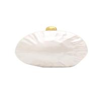 BGHYJKOL Borsa A Conchiglia Borsa a mano elegante a forma di conchiglia, da donna, con tracolla a catena lunga, sera, for appuntamenti, cene e banchetti, regalo for la sposa