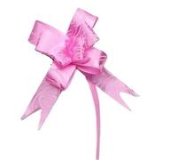 BGHYJKOL Fiocchi Regalo Nastri con Fiocco da Tirare for imballaggio, 50 Pezzi, Decorazioni for Auto, Compleanno, Natale, Matrimonio, Forniture Fai Te Festive(B-Pink-S)