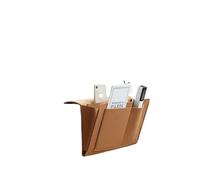 BGHYJKOL Organizer Divano 1 pz. Organizer portaoggetti in Feltro for Comodino, Antiscivolo, for Letto, Divano, Tasca Laterale, da Appendere al(Brown)