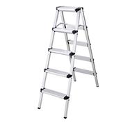 BGKASYHI Sgabello a gradini in Alluminio, Scale bilaterali, Gradino-Gradino-Gradino, Scale a gradini per Uso Domestico, Scale a gradini a Doppio Uso, Sgabello Pieghevole, Scala domestica/42