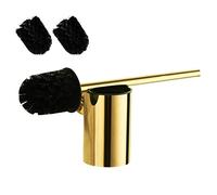 bgl Scopino per WC da parete, in acciaio inox, rotondo, per bagno (oro)