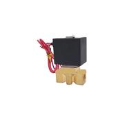 BGMCSFerG Mini valvola elettromagnetica a scatto per acqua in ottone, 6 V/12 V/24, 1/4 di pollice, 3 mm/4 mm/5 mm/6 mm, valvola di segnale a impulsi a pressione zero