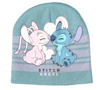 bgn STITCH Cappello Invernale Bambina, Cappello Cuffia Bambina 4 5 6 7 8 anni, Set Inverno Bambina, Rosa, Blu