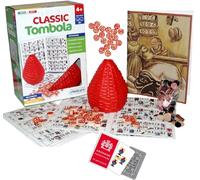 bgn Tombola Classica Napoletana con Smorfia Panariello 48 Cartelle Numeri Legno Tabellone + Mazzo di Carte Napoletane Plastificate + Copri Numeri IN OMAGGIO, Gioco Natalizio Natale Tradizionale