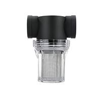 BgnEhRfL Filtro a Maglie in Linea,Filtro in plastica,prefiltro for impurità della Pompa dell'Acqua for irrigazione agricola/spazzamento/Lavaggio Auto/Allevamento(40 Mesh,Filter 1")