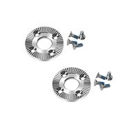 BGNing Arri Rosette Mount Adapter Gear, Arri Rosetta Mount Adapter Gear Head Connector, con foro passante non filettato da 12 mm per fotocamera Cage Handle Grip Photography (2 pezzi)