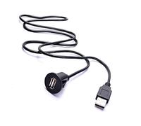 BGoodVision Auto Universale USB Cruscotto Cavo Estensione Montaggio a Filo per Autoradio Stereo Android Wince Unit Principale Dvd CD Media Player -3 Feet
