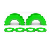 BGRVCKS Barre Traino Grilli con Anello A D con Rondelle per Grilli Standard da 3/4 di Pollice Accessori per Protezione Paraurti Copertura Gancio ad Occhiello(Verde)