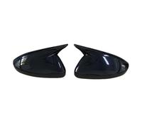 BGRVCKS Copri specchietti retrovisori Calotte Specchietti Retrovisori Auto per Opel per Corsa F 2019-2023(Nero Lucido)