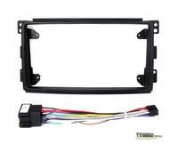 BGRVCKS Fascia del Pannello Radio Cornice per Fascia Autoradio da 9" per Mercedes per Benz per Smart Fortwo W451 2005-2010 Pannello Stereo