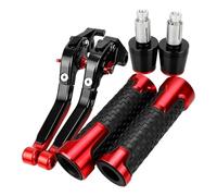 BGRVCKS Impugnatura Moto Leva Frizione Freno Moto Regolabile Manopole Manubrio estremità Manubrio per Benelli 752S 752 S TNT300 TNT600 Manopole Moto(J)