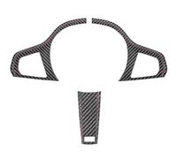 BGRVCKS Leva del Cambio al Volante Adesivi per Cornice Pulsanti Volante per B&MW G20 F40 G21 G28 G11 G12 Z4 G32(Carbon Fiber Leather)