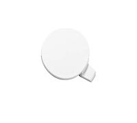 BGRVCKS per Tesla per Model Y 2017 2018 2019-2023 Paraurti Anteriore Auto Gancio di Traino Eye Cover Trim Tappo del Rimorchio Copertura Gancio ad Occhiello(Bianco)