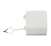 BGRVCKS per VW per Polo Hatchback 2014 2015 2016 2017 Paraurti Anteriore Gancio Traino Rimorchio Cover Coperchio Gancio Traino Tappo Trasporto Copertura Gancio ad Occhiello(Bianco)