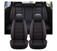 BGRVCKS Set coprisedili per F&ORD per Focus 2 Coprisedili Universali per Auto Coprisedili Supporti(5 Pezzi Nero Rosso)