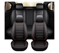 BGRVCKS Set coprisedili per R&enault per Clio 5 4 Coprisedile Universale Coprisedile Auto Set Accessori Coprisedile Interno(5 Pezzi Nero Rosso)