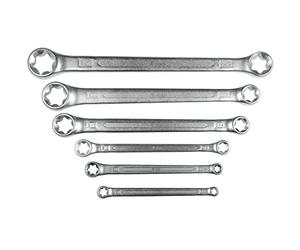 BGS 01560L - Set di Chiavi a Cricchetto Doppie Torx E6-E24, 4 Pezzi