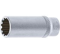BGS 10163 | Bussola Gear Lock, profonda | 6,3 mm (1/4") | 13 mm
