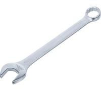 BGS 1084 | Chiave combinata anello-forchetta | 34 mm | Lunghezza 380 mm, acciaio al cromo vanadio, cromato, opaco, forgiato a freddo, estremità ad anello angolata a 15°