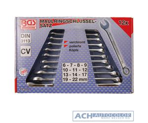 BGS 1194 Set di Chiavi Anello, Dopo din 3113, 6-22 MM, 12-tlg. Aktions-Angebot