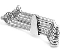 SET SERIE 7 CHIAVI POLIGONALI DOPPIE CURVE CON CUSTODIA DA 6 A 19 MM