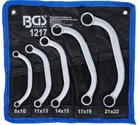 BGS 1217 | Serie di chiavi poligonali per starter | 8 x 10 - 21 x 22 mm | 5 pz