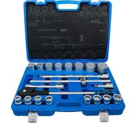 BGS technic KG - Set di chiavi a bussola dodecagonali 1223 - azionamento 20 mm - 21 pezzi