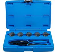 BGS technic - Set pinze di crimpatura PRO+ con 5 coppie di ganasce