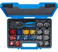 BGS 1411 | Serie di pinze di crimpatura | con 2 coppie di ganasce | con assortimento di capicorda | 1000 pz.