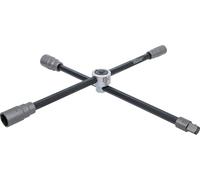 BGS 1458 | Chiave croce x dadi ruote camion | pieghevole | quadrato | 24 x 27 x 32 x 20 mm (3/4")