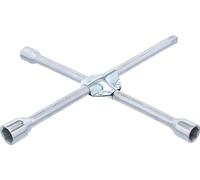 BGS Chiave a croce per auto, apertura quadrato 17x19x21x12,5mm Quantità:1