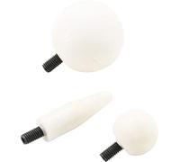 BGS 1659-KÖPFE | Teste di ricambio in plastica per rimozione ammaccature | M5 x 0,8 mm | per BGS 1659 | 3 pz.