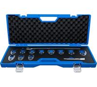 Juego de llaves de boca hexagonal abierta (crowfoot) | entrada 12,5 mm (1/2")| 20-32 mm | 13 piezas