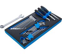 BGS 2002-8 | Inserto per carrello da officina per art. 2002 | Chiave poligonale, pinze e chiavi angolari | 31 pezzi