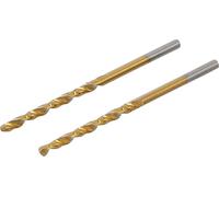 BGS technic Punta elicoidale 2040-2.5 HSS-G nitruro di titanio 2,5 mm 2 pz