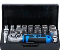 Bgs Technic Pro+ - Set Di Bussole, 28 Pezzi, 1/4"