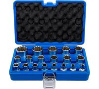 Juego de llaves de vaso Gear Lock | entrada 12,5 mm (1/2") | 19 piezas